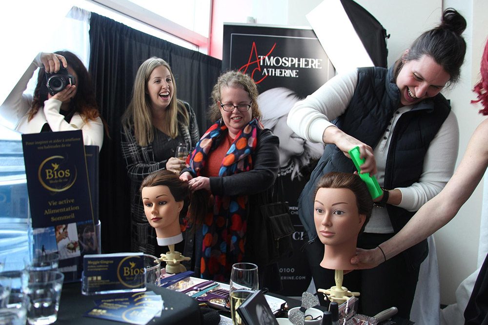 Salon des EXposants - Entrepreneuriat Lévis - Atmosphère Catherine