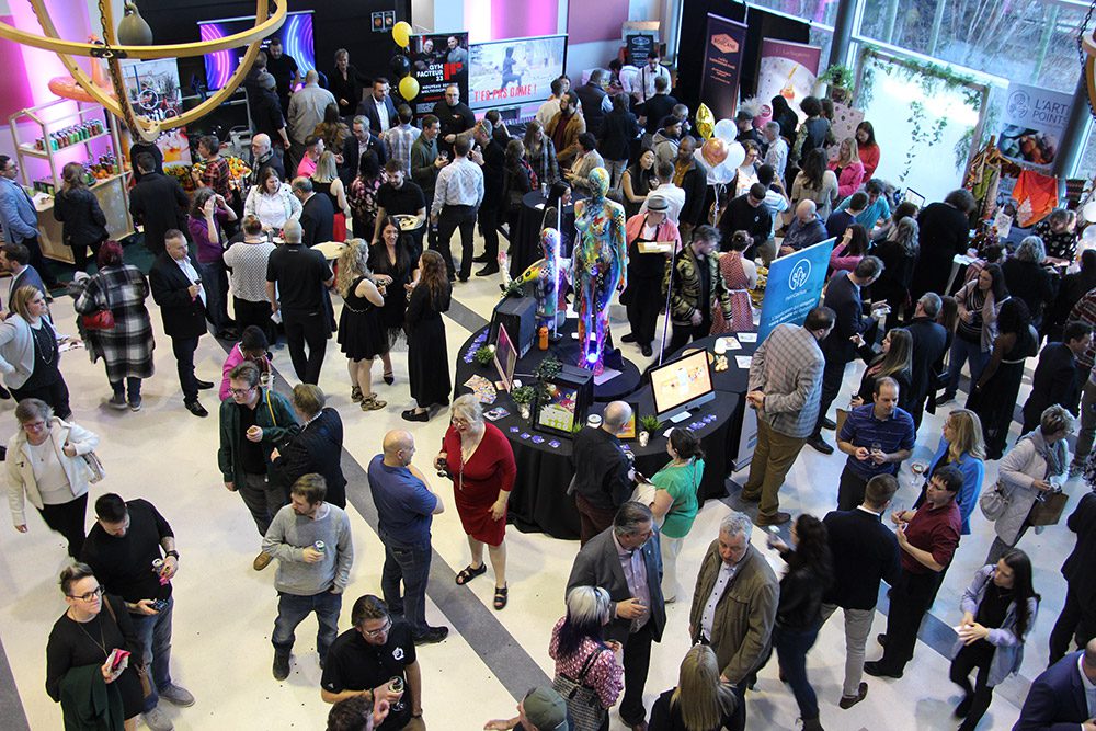 Salon des EXposants - Entrepreneuriat Lévis - La foule était présente