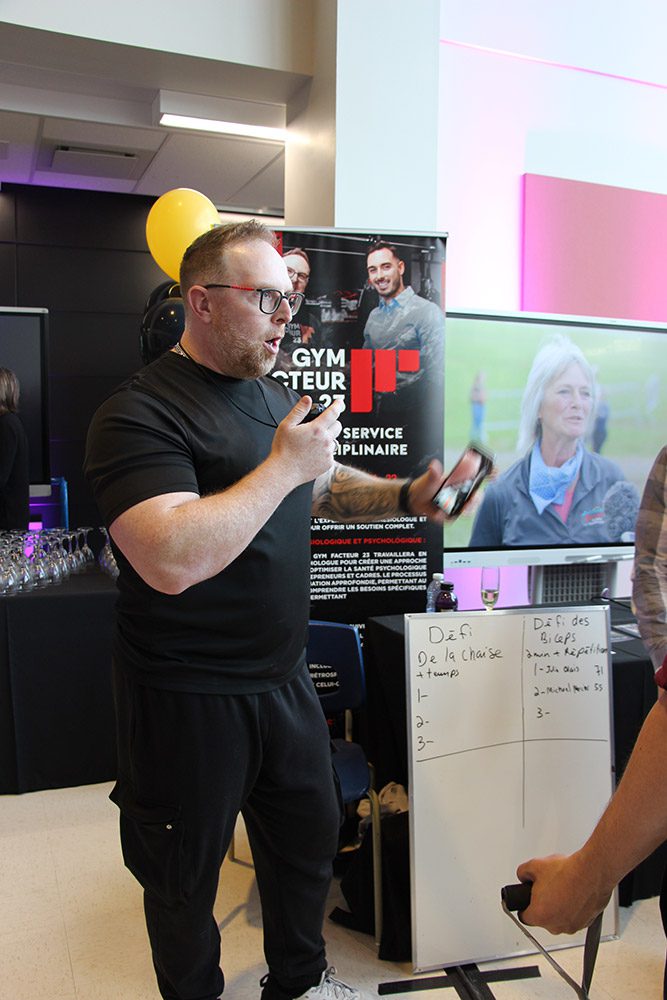 Salon des EXposants - Entrepreneuriat Lévis - Gym Facteur 23