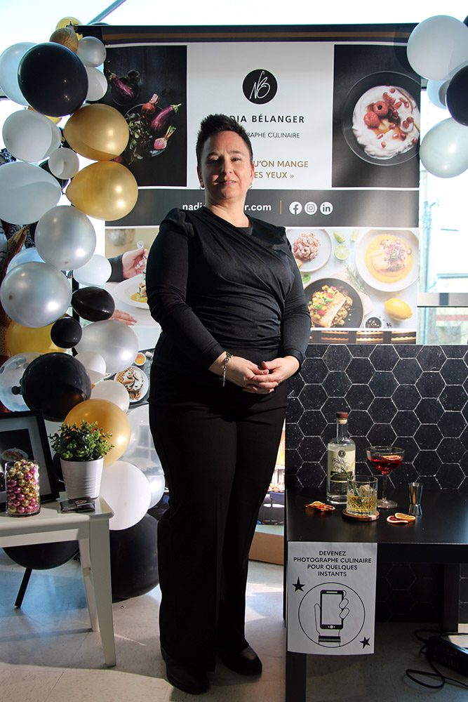 Salon des EXposants - Entrepreneuriat Lévis - Nadia Bélanger, photographe culinaire