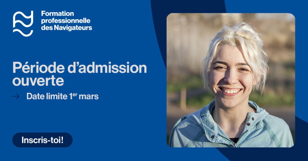 Formation professionnelle des Navigateurs : admissions du 1er mars