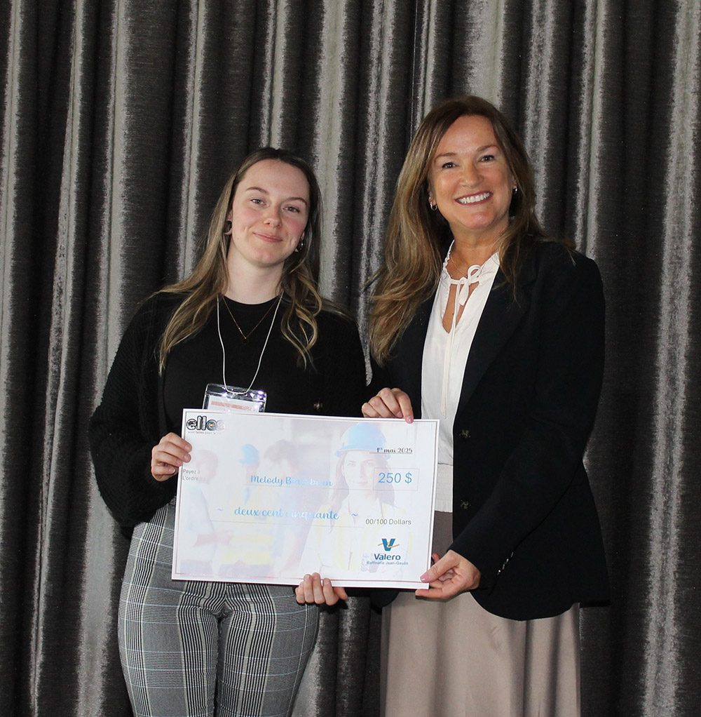 Bourses « Elles sont faites pour la job » : Melody Blackburn, ASP Soudage haute pression – 250 $ (Valéro)