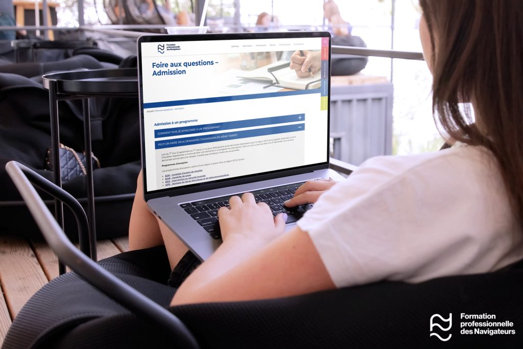 Une nouvelle foire aux questions sur l’admission est en ligne sur le site de la Formation professionnelle des Navigateurs - taformation.ca