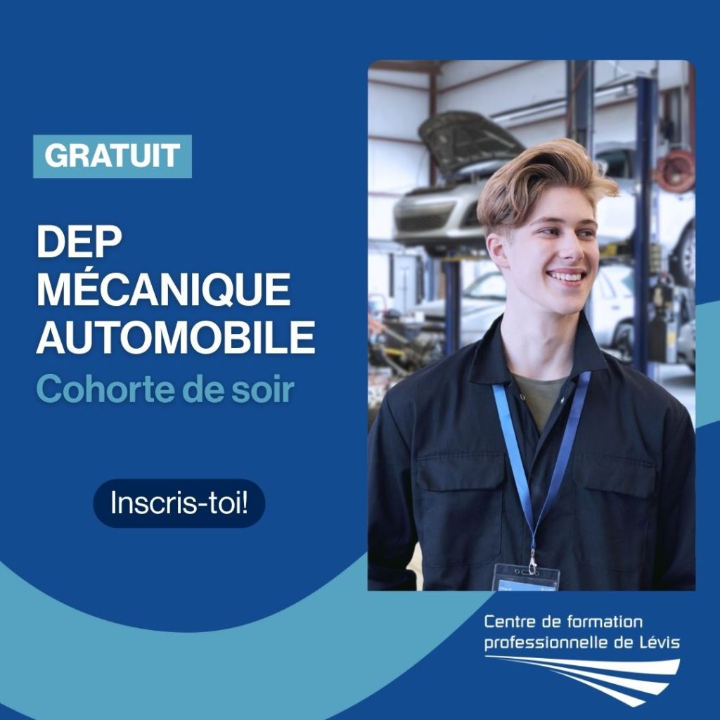 Une nouvelle cohorte de soir en mécanique automobile au Centre de formation professionnelle de Lévis