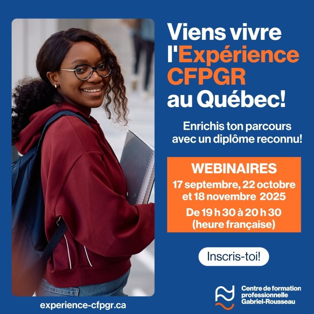 Expérience CFPGR - Webinaires de Valentina