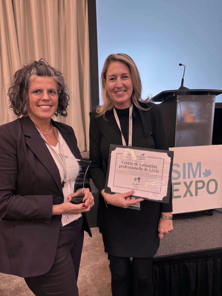 Prestigieux prix national d’innovation décerné au centre de formation professionnelle de Lévis - Véronique Bolduc et Marie-Ève Simard Prestigieux prix national d’innovation décerné au centre de formation professionnelle de Lévis - Véronique Bolduc et Marie-Ève Simard