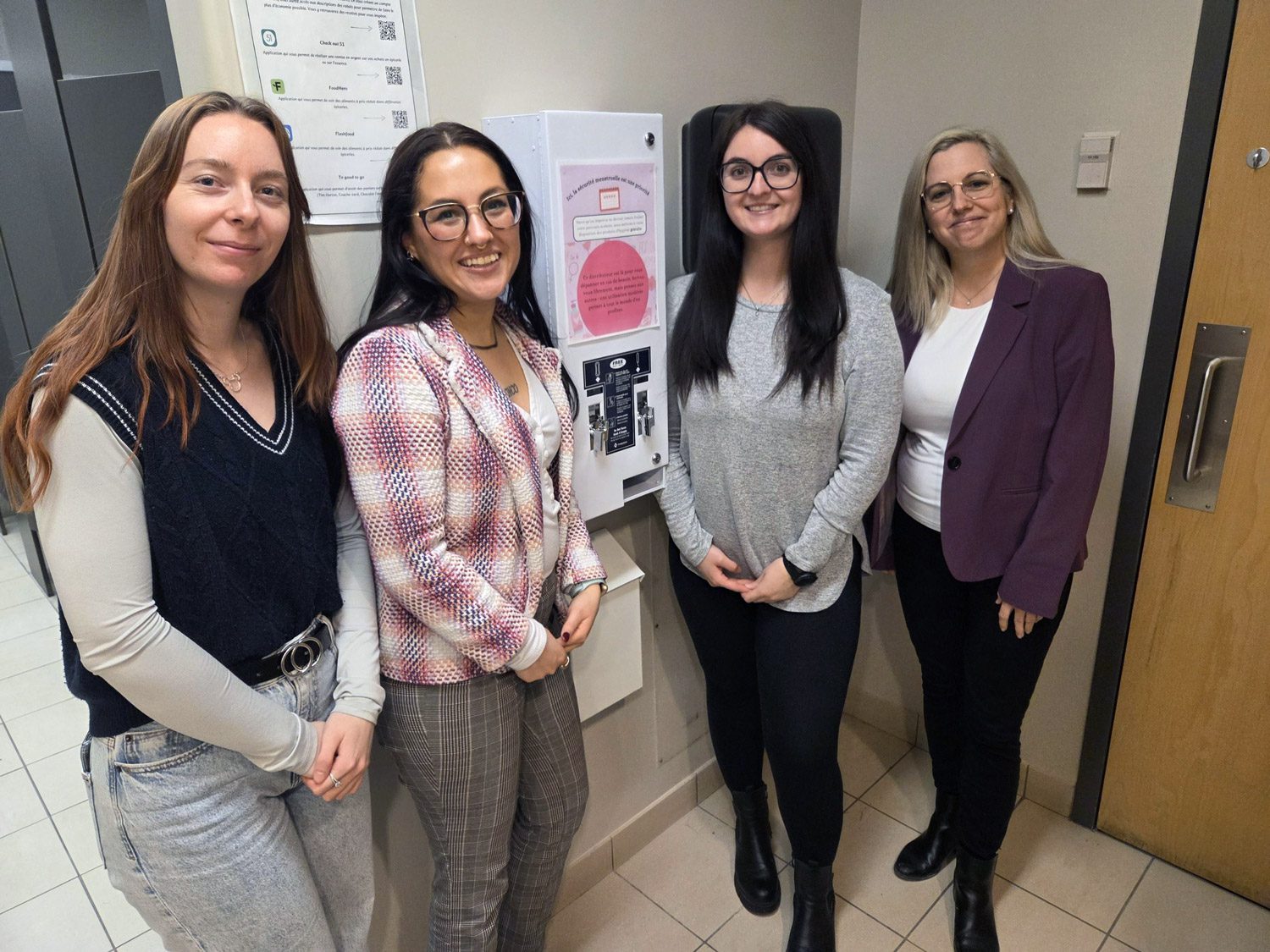 Le centre de formation professionnelle Gabriel-Rousseau pose un geste concret en matière de sécurité menstruelle