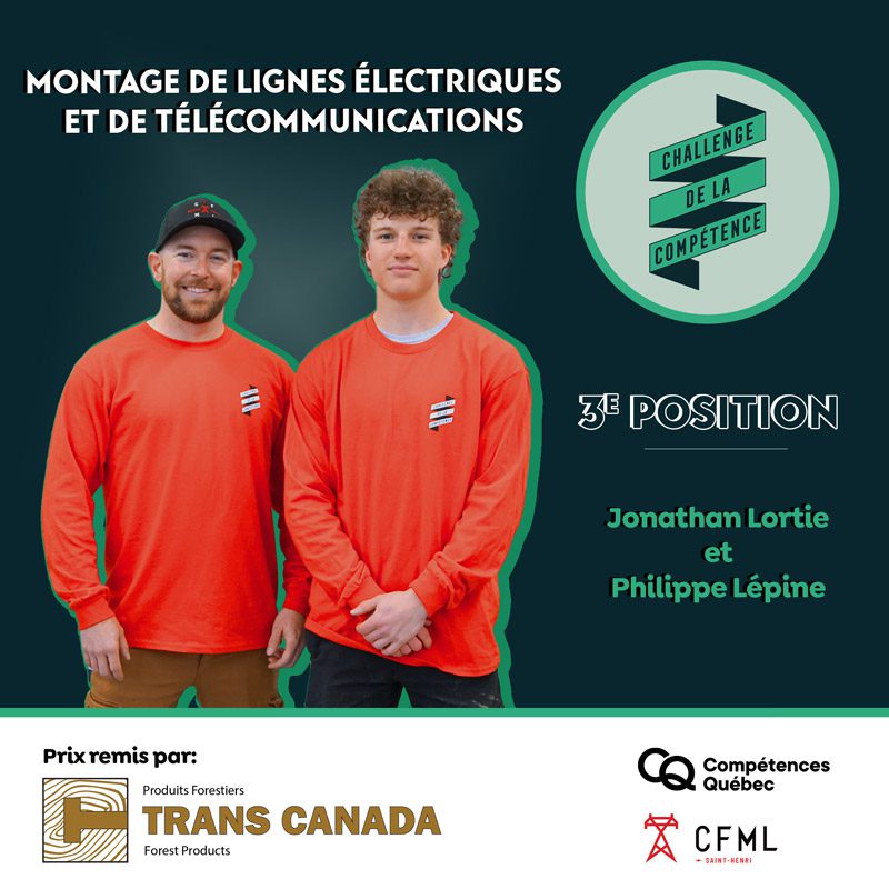 Le Challenge de la compétence couronne ses gagnants en montage de lignes - Jonathan et Philippe - Formation professionnelle des Navigateurs Le Challenge de la compétence couronne ses gagnants en montage de lignes - Jonathan et Philippe